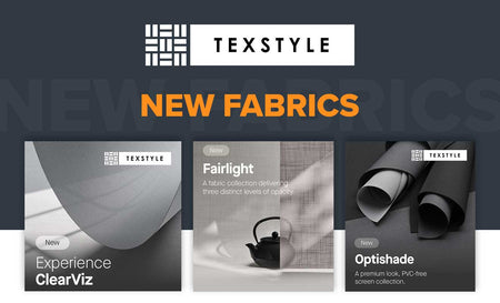 New Texstyle Fabrics: ClearViz, Fairlight & Optishade